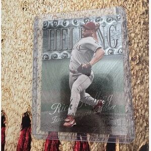 1999 Fleer Metal Universe Baseball Card #202 Rick Helling Texas Rangers.